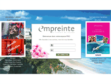 Tablet Screenshot of empreinte.net