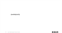 Desktop Screenshot of empreinte.eu