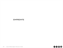 Tablet Screenshot of empreinte.eu