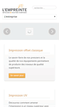 Mobile Screenshot of empreinte.ca